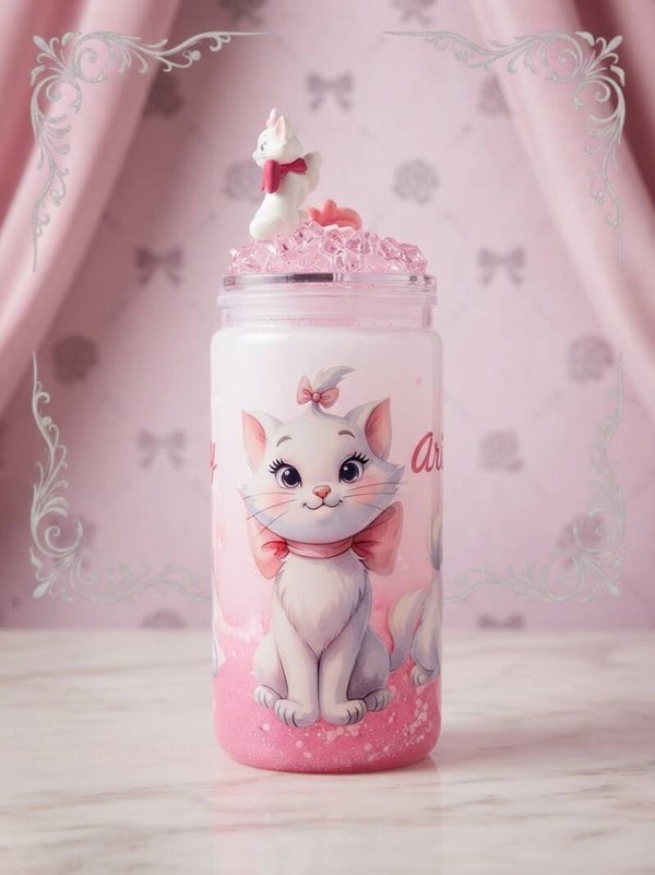 🎀 Marie – 400 ml Becher mit Dekodeckel