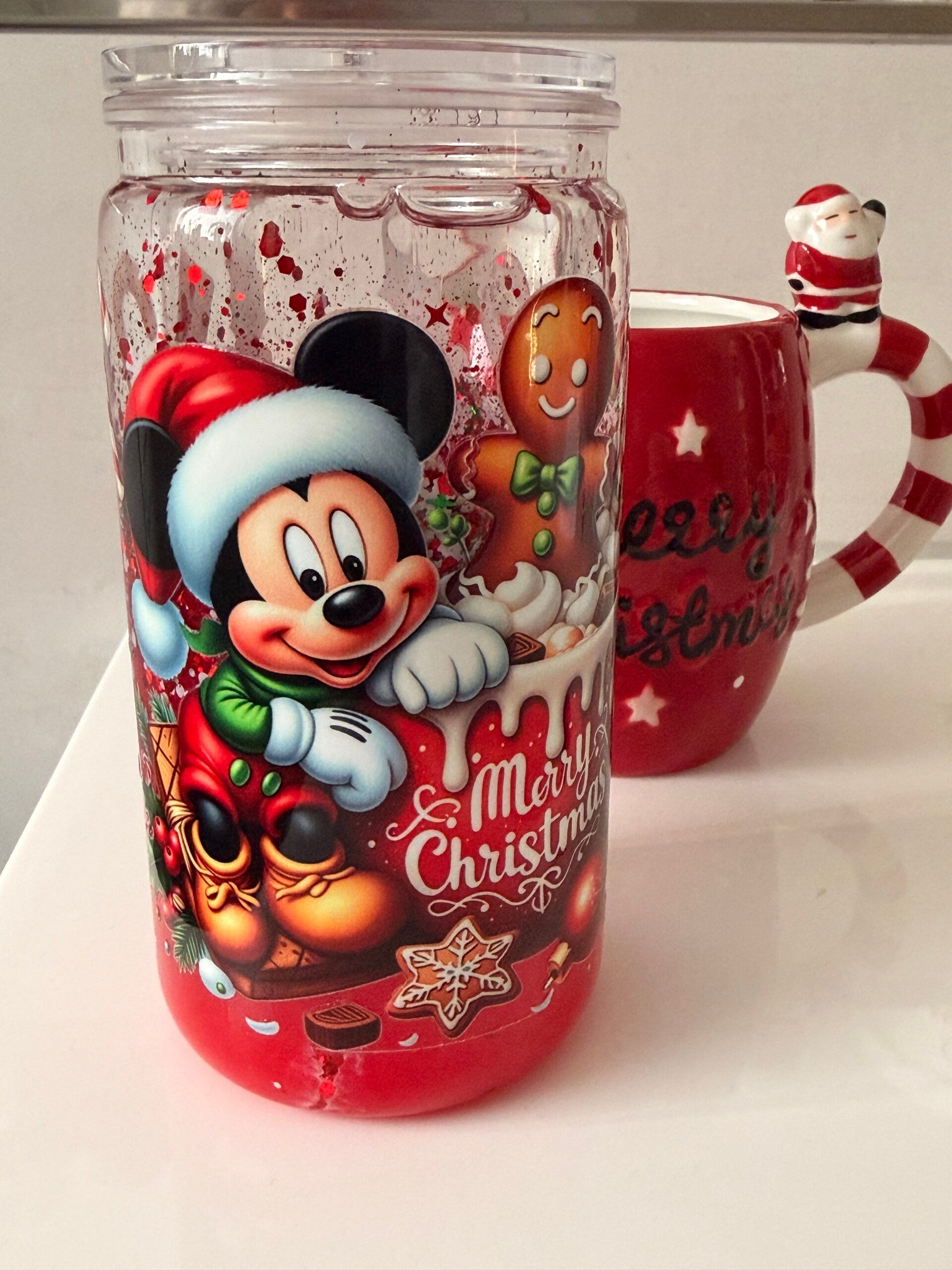 Christmas Snow Globe Tumbler 🎄✨