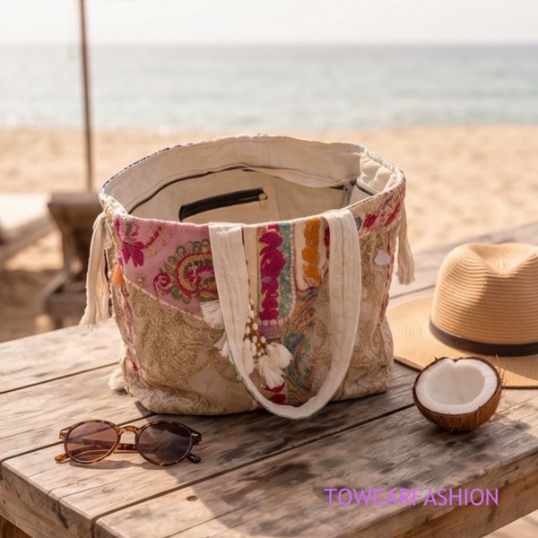 Tas Ibiza // Shopper beige