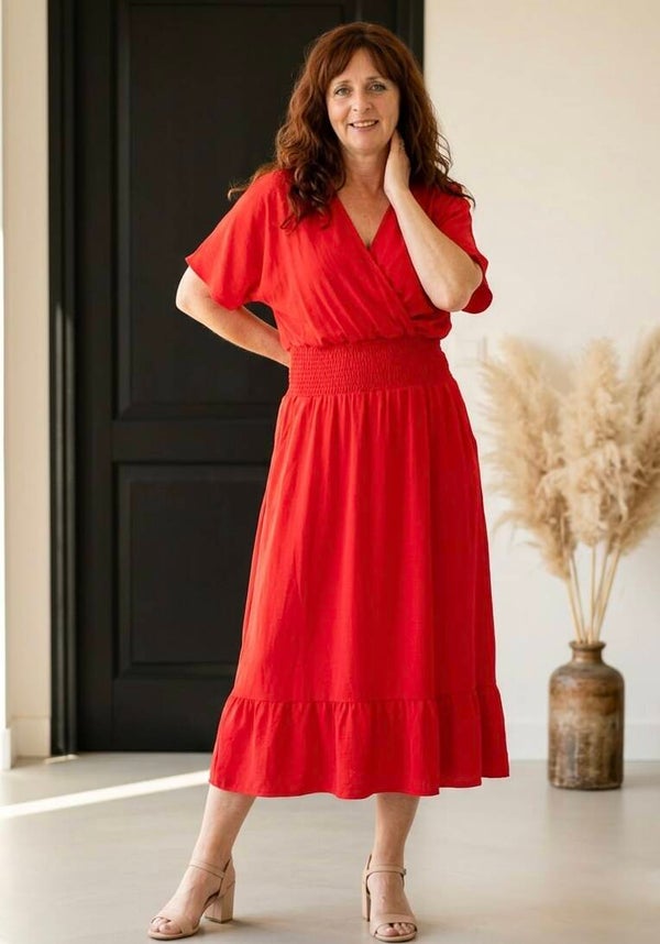 Jurk Yentl // Rood
