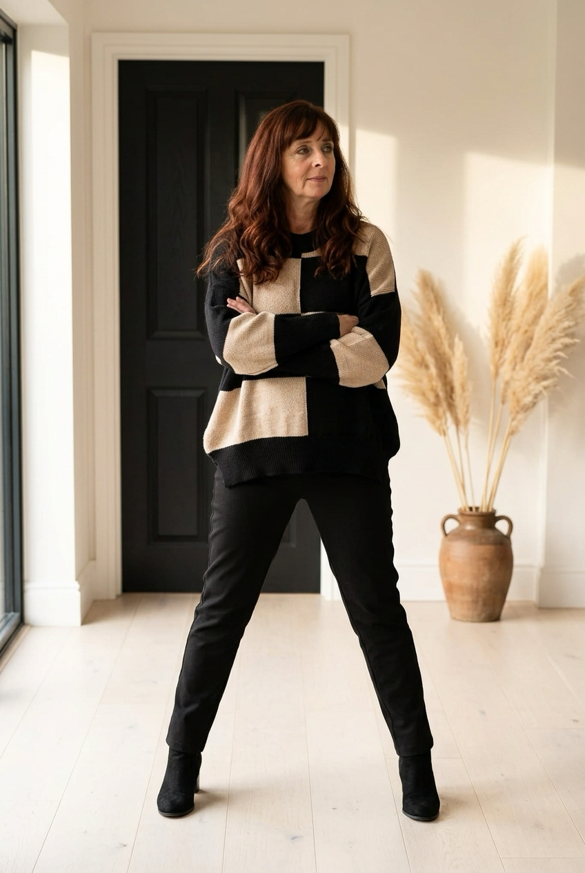 TRUI BLOKKEN ✦ ZWART/BEIGE ✦ AZZURRO