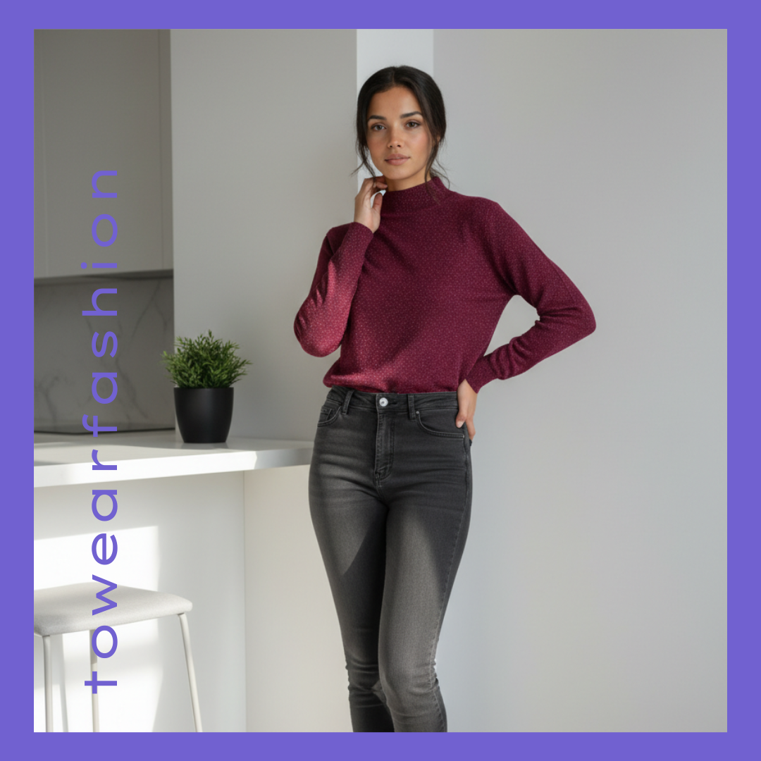 TOP GLITTER ✦ ROOD