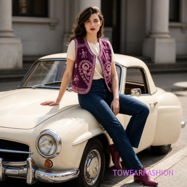 Gilet Mila Plum // Paars