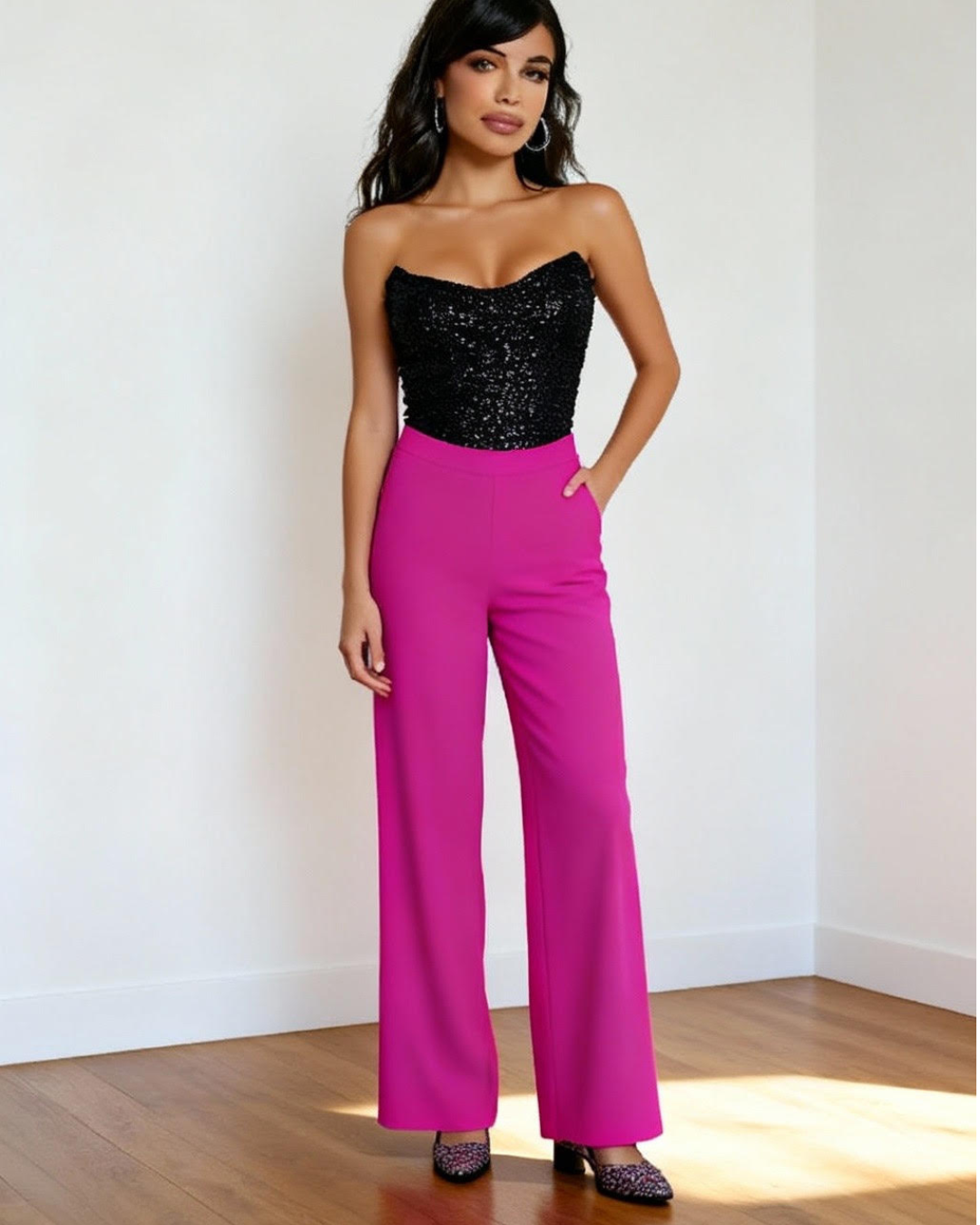 BROEK VIOLA ✦ MAGENTA ✦ AZZURRO