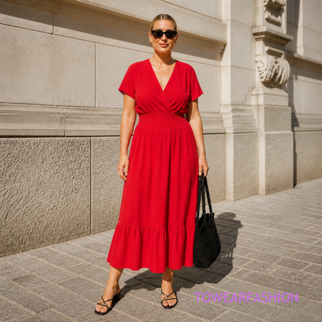 Jurk Yentl // Rood