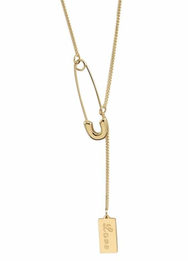SAFETY PIN NECKLACE