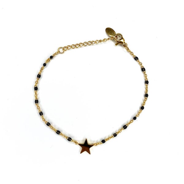 BLACK STAR BRACELET