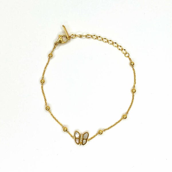 GOLD BUTTERFLY BRACELET