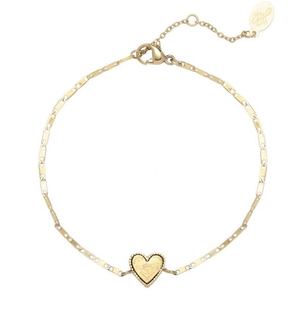 GOLD HEART BRACELET