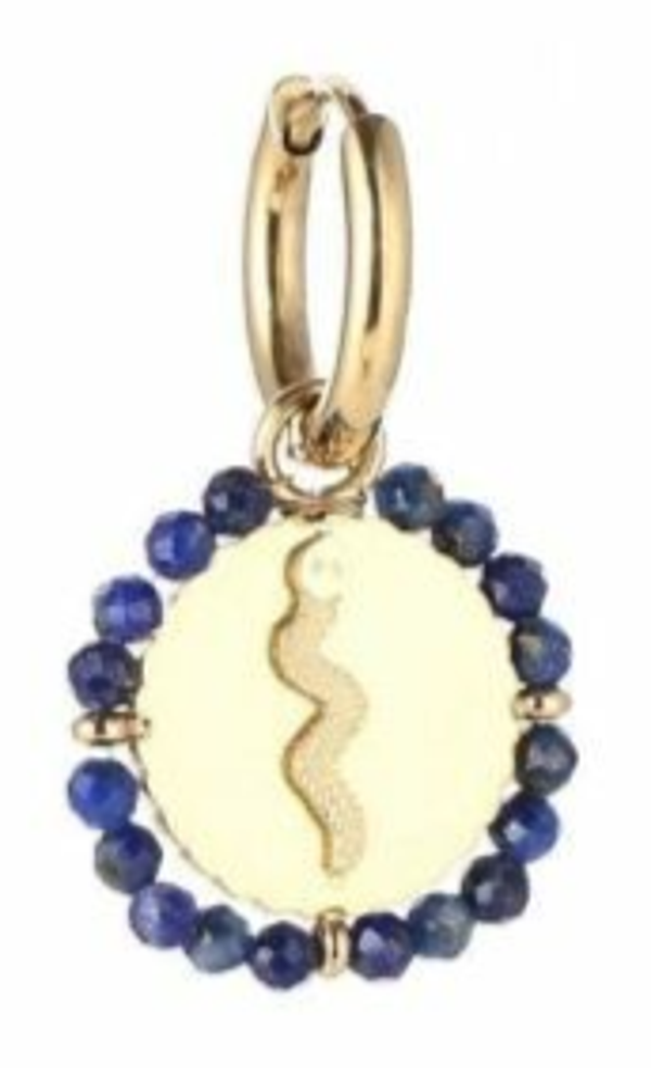 DARK BLUE EARRING