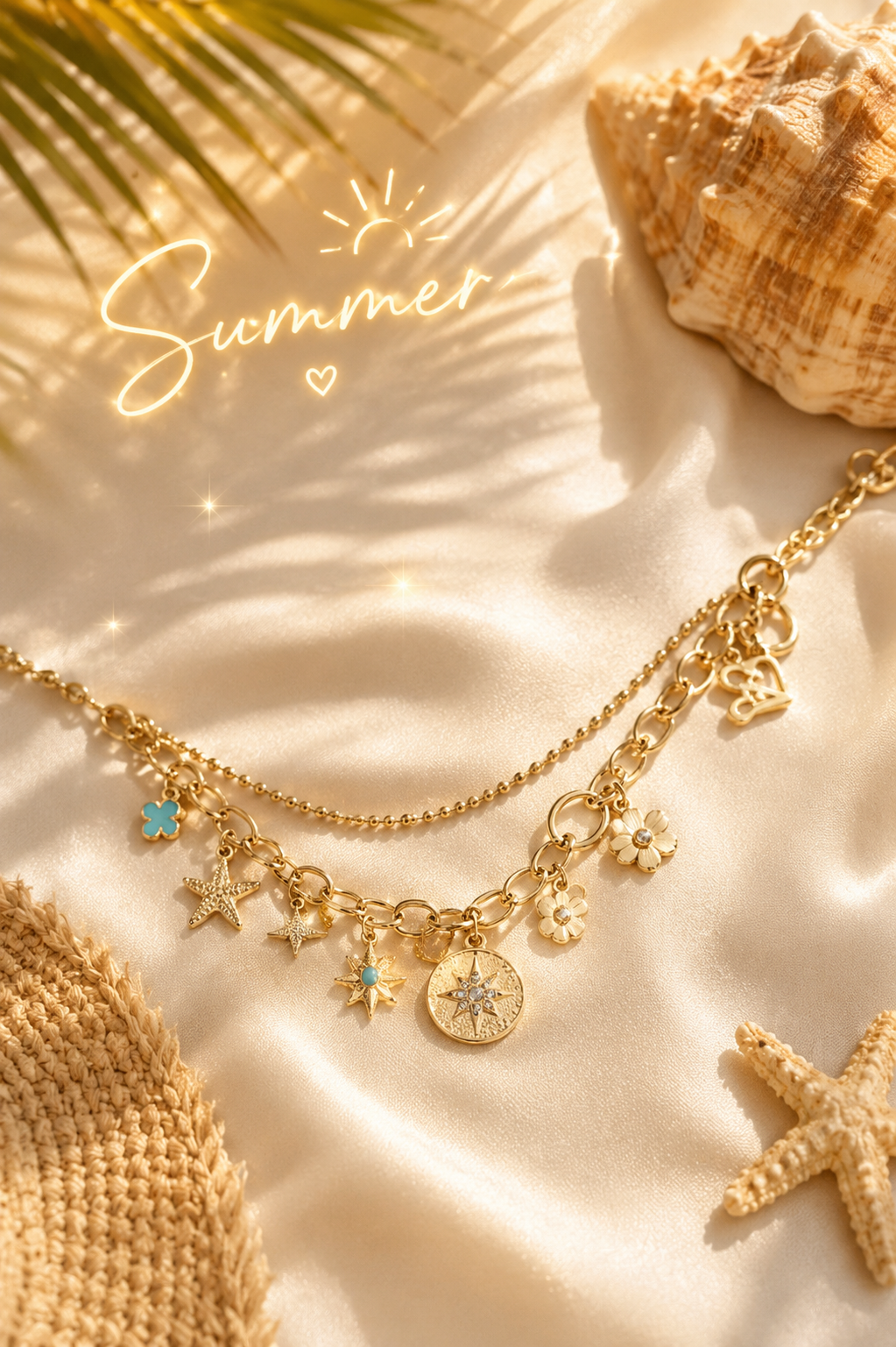 Sun kissed Necklaces set