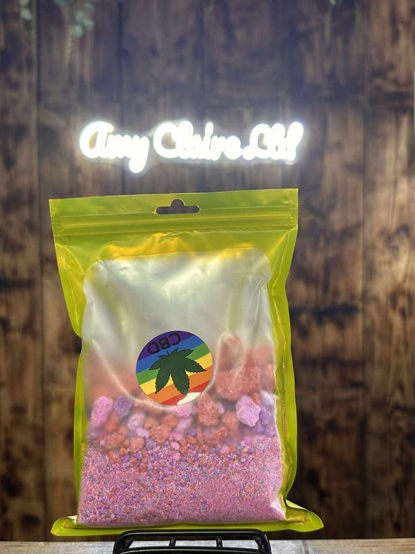 CBD Strawberry & Lime large bag of bath dust 2800mg