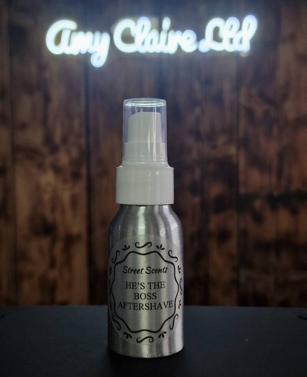 He's the Boss Aftershave