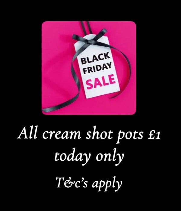 All shot pots £1 each one day
