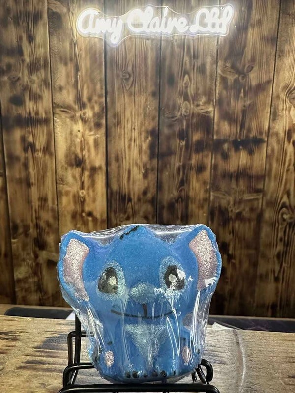 Baby Powder Scented Lilo & Stitch Stitch Bath Bomb