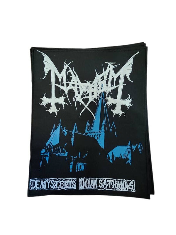 PARCHE ESPALDERA MAYHEM MYSTERIIS DOM SATHANAS