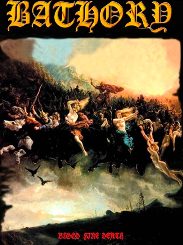 CAMISETA BATHORY BLOOD FIRE DEATH