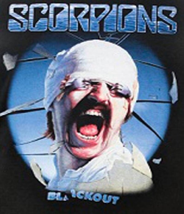 CAMISETA SCORPIONS BLACKOUT