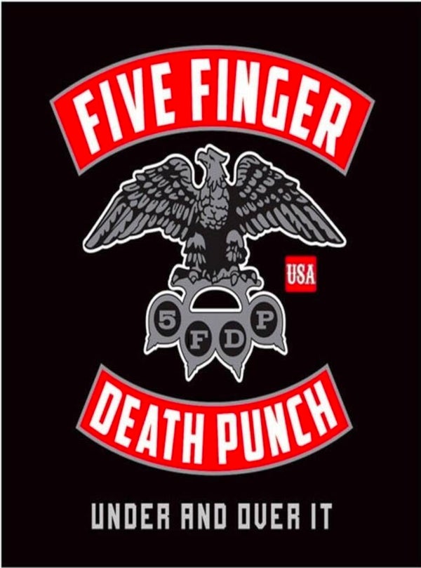 CAMISETA FIVE FINGER DEATH PUNCH UNDER AND OVER IT