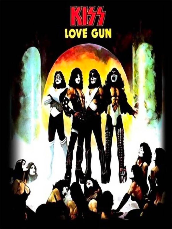 CAMISETA KISS LOVE GUN