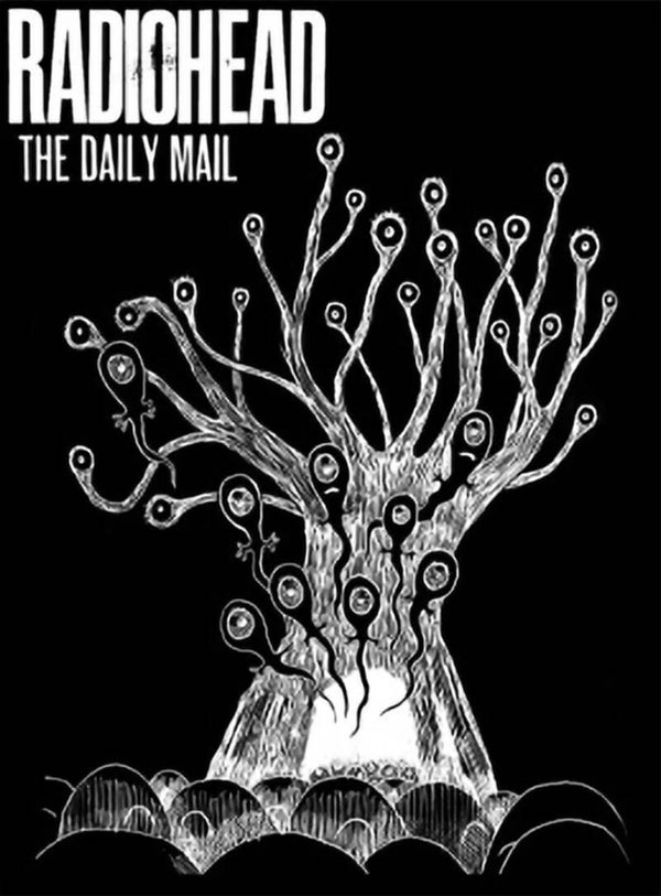 CAMISETA RADIOHEAD THE DAILY MAIL