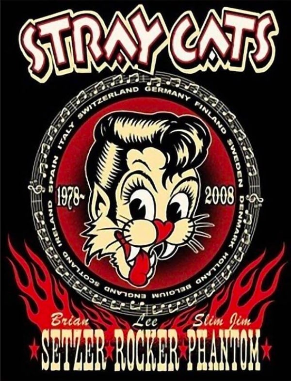 CAMISETA STRAY CATS