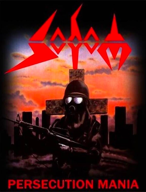 CAMISETA SODOM PERSECUTION MANIA