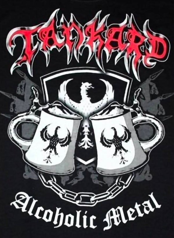 CAMISETA TANKARD ALCOHOLIC METAL