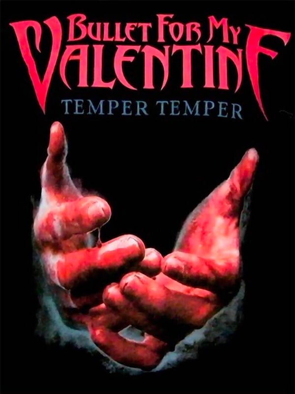 CAMISETA BULLET FOR MY VALENTINE TEMPER TEMPER