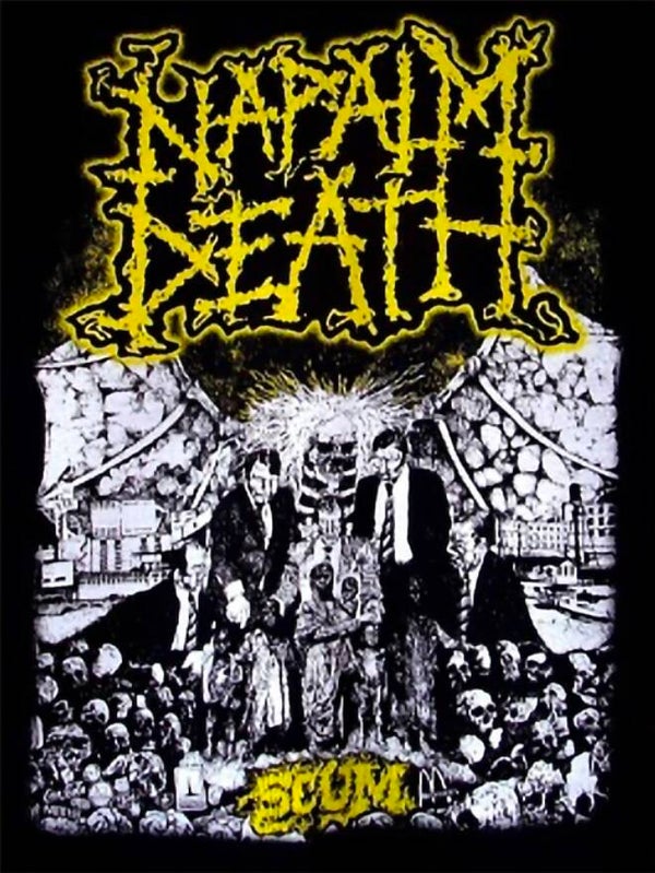 CAMISETA NAPALM DEATH SCUM