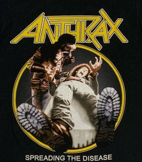 CAMISETA ANTHRAX SPREADING THE DISEASE