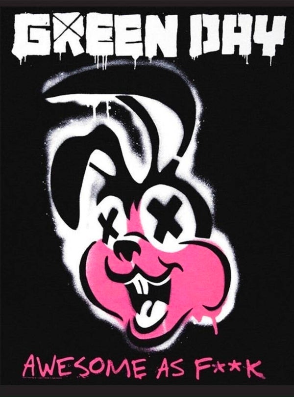 CAMISETA GREENDAY AWESOME AS F**K