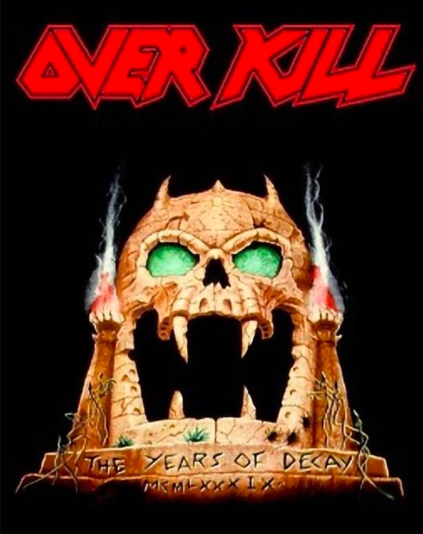 CAMISETA OVERKILL THE YEARS OF DECAY