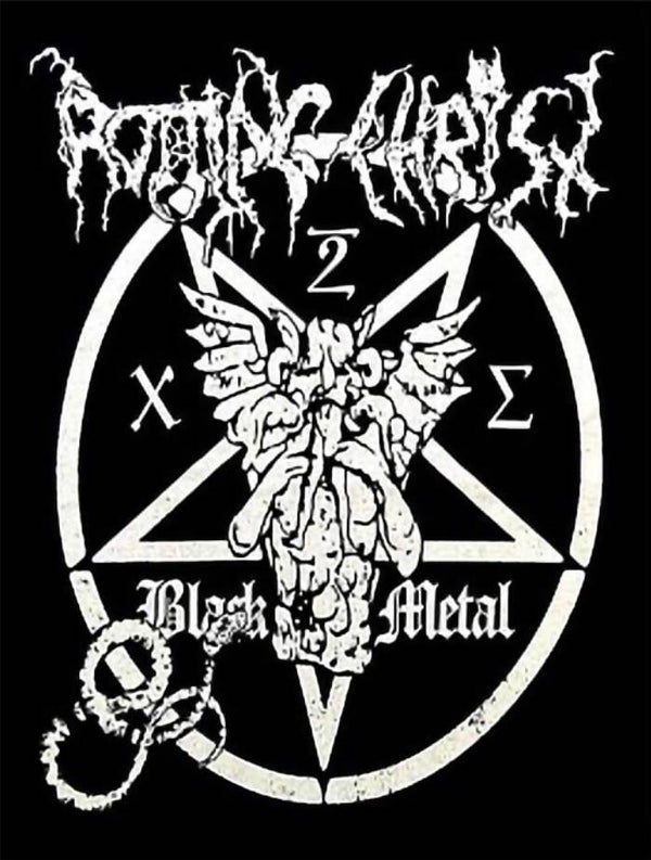 CAMISETA ROTTING CHRIST BLACK METAL