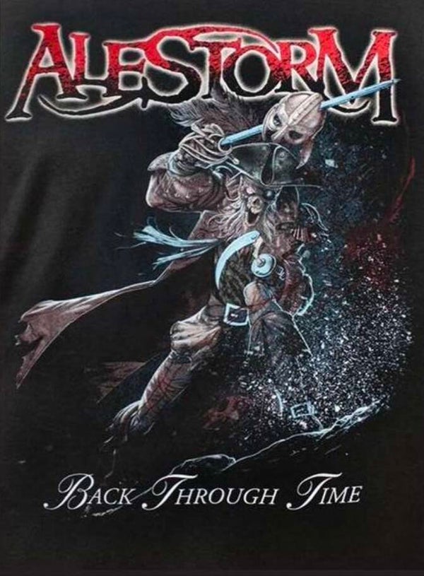 CAMISETA ALESTORM BACK THROUGH TIME