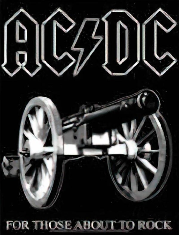 CAMISETA AC/DC FOR THOSE ABOUT TO ROCK