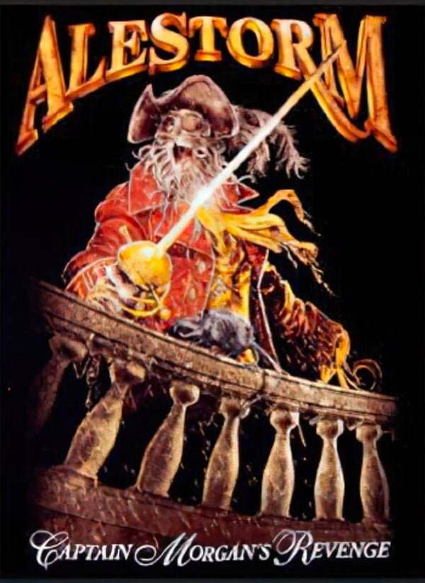 CAMISETA ALESTORM CAPTAIN MORGAN'S REVENGE