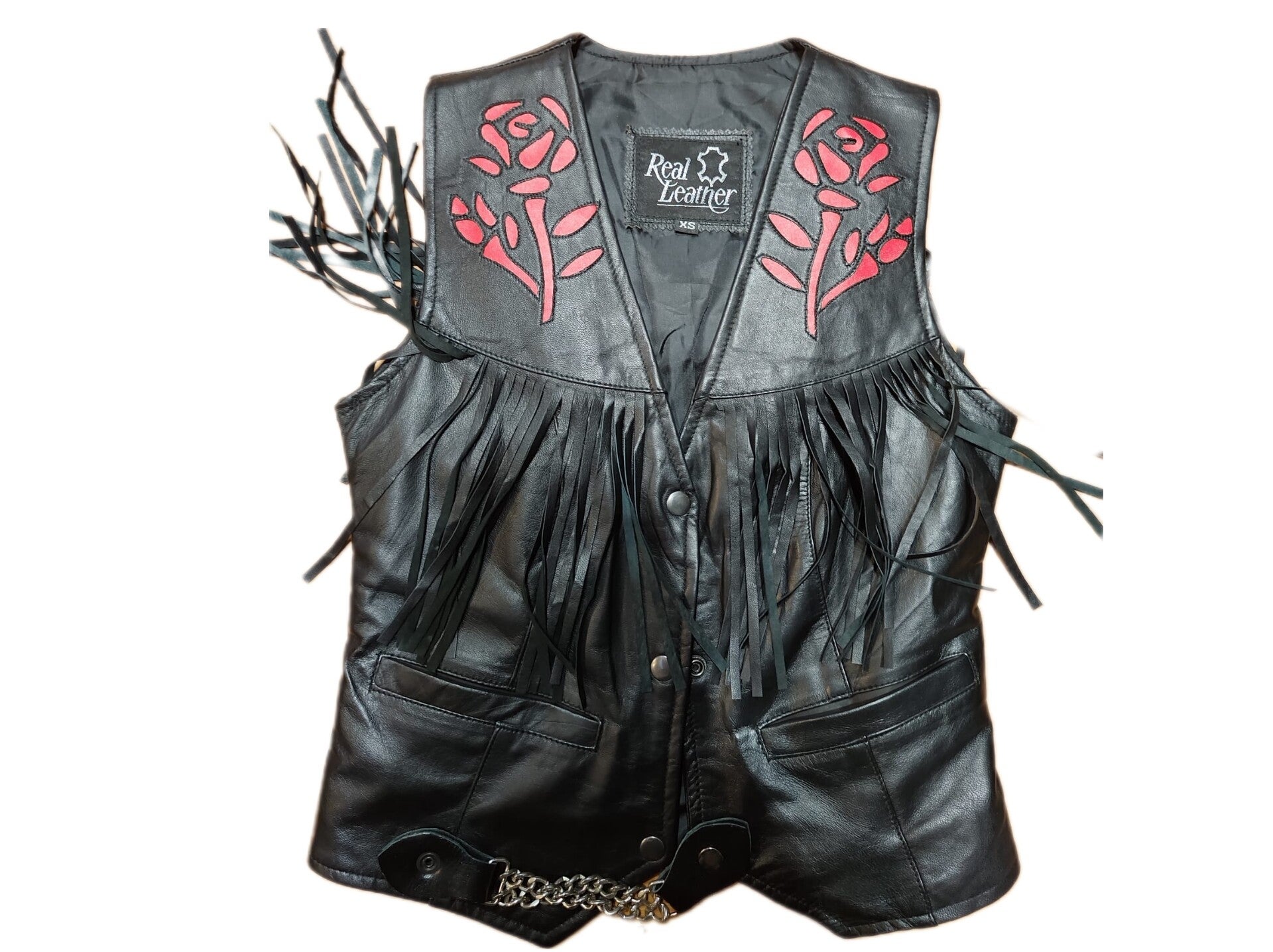 CHALECO DE MUJER ROSAS