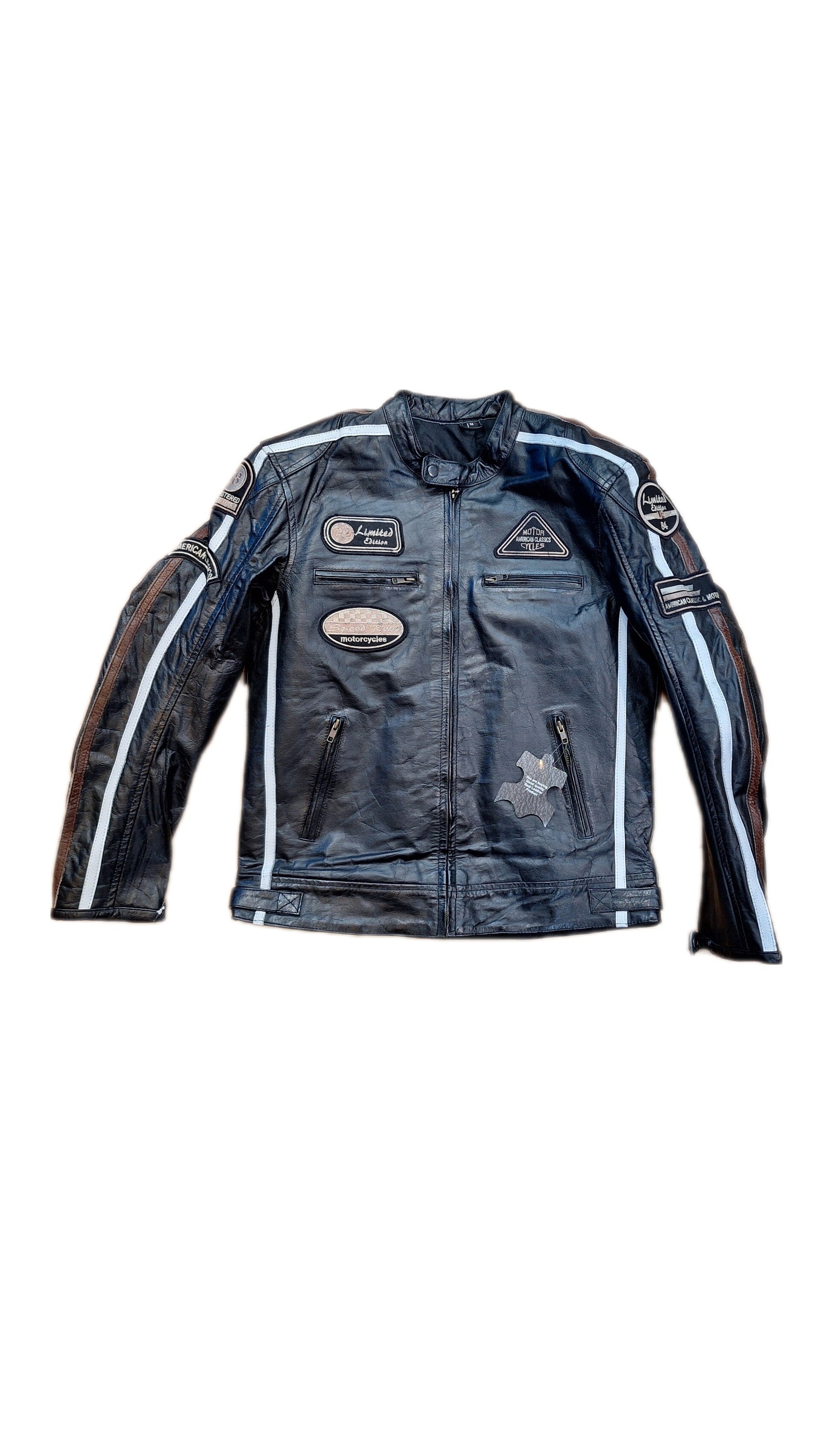CHAQUETA DE MOTO NEGRO
