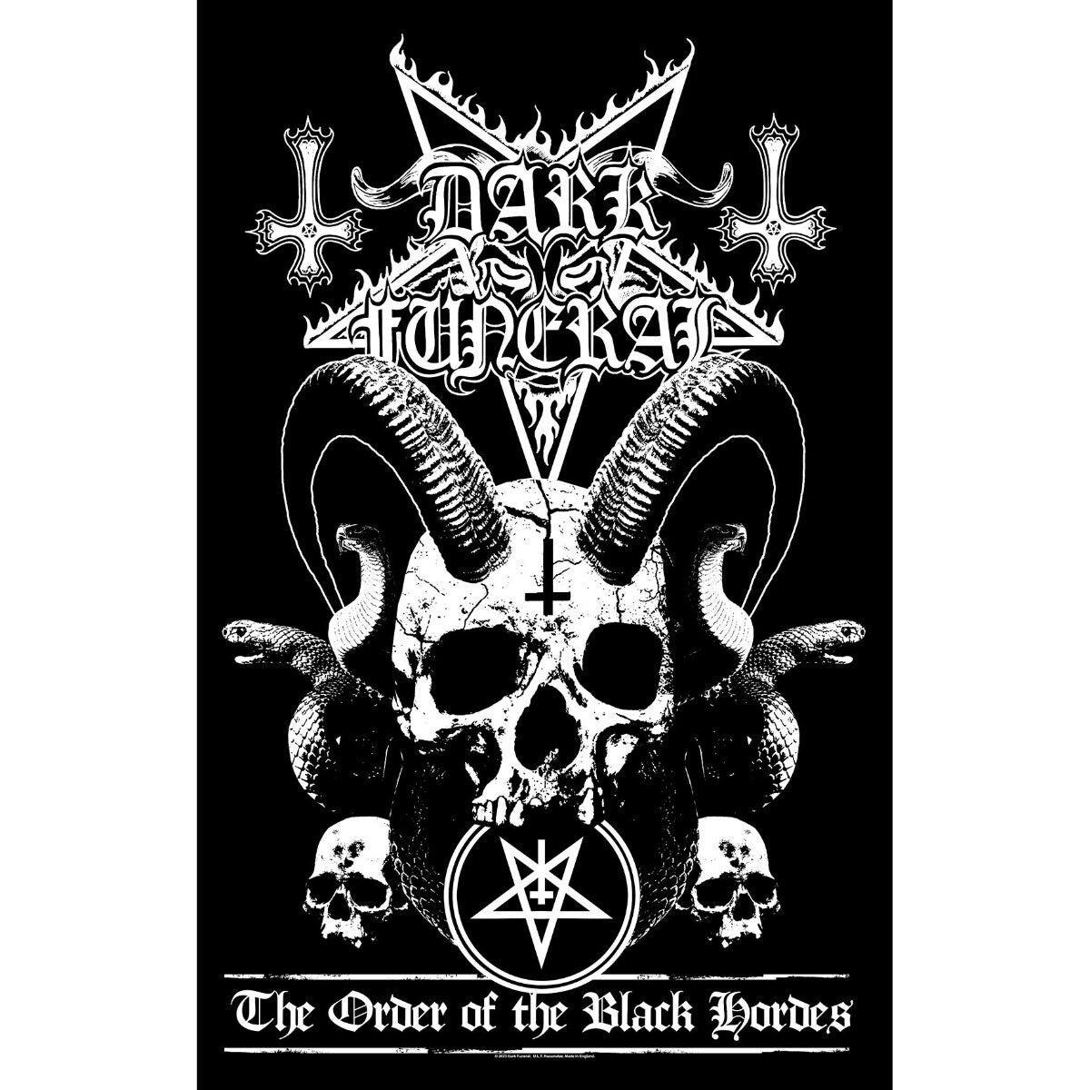 BANDERA DARK FUNERAL THE ORDER OF THE BLACK HORDES