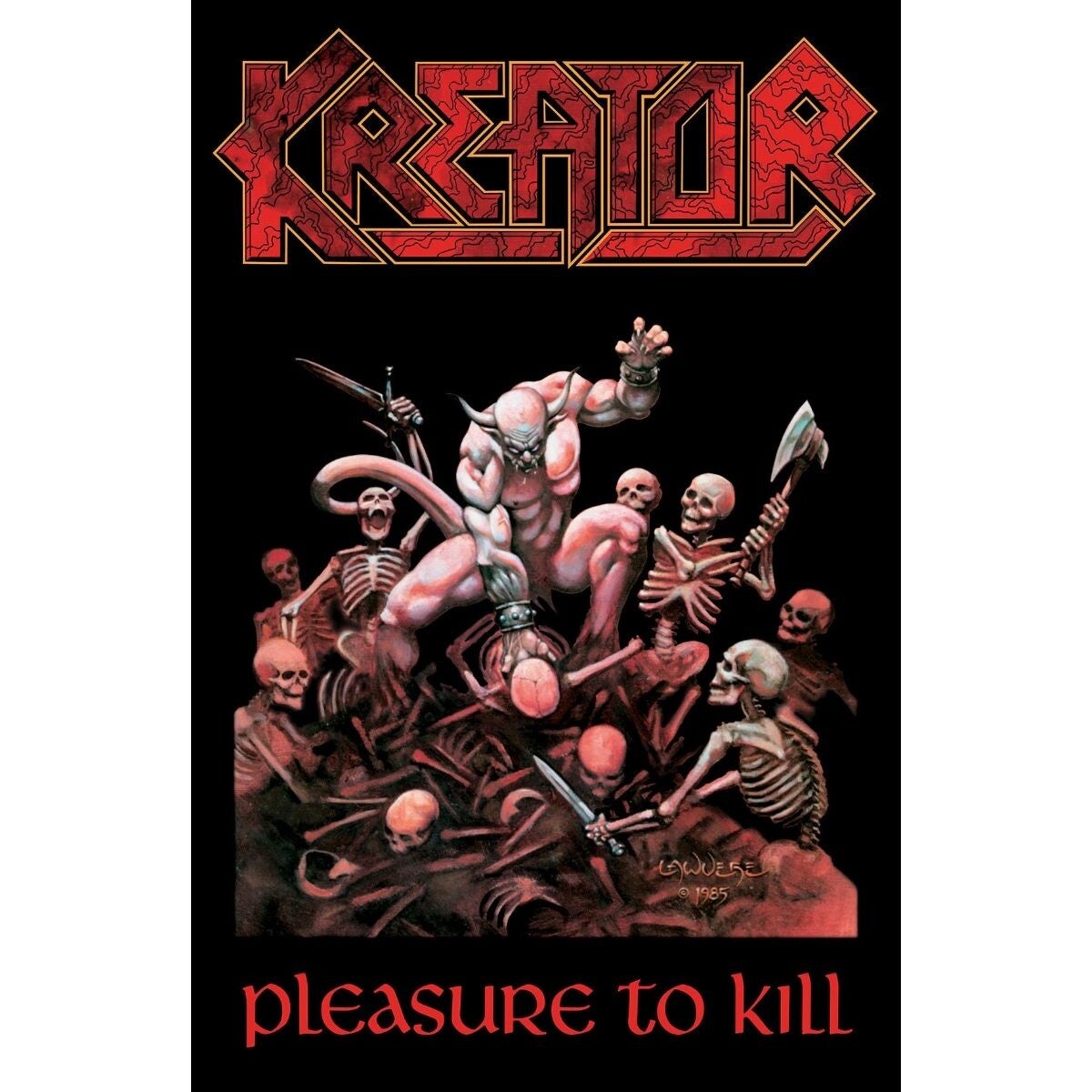 BANDERA KREATOR PLEASURE TO KILL