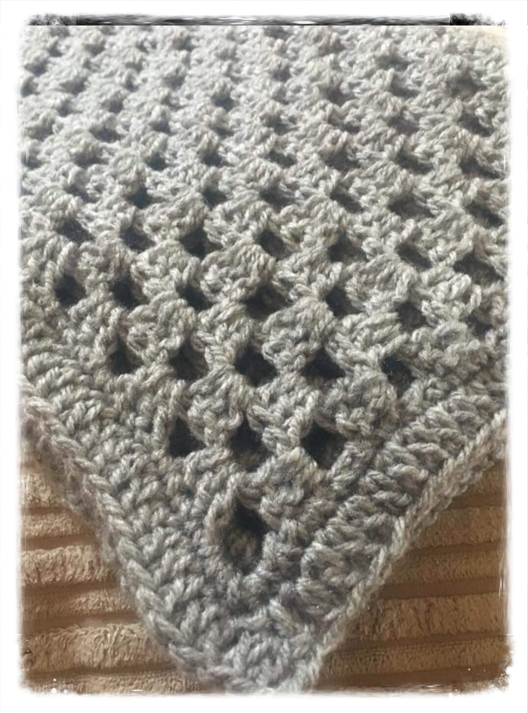 one colour traditional granny square