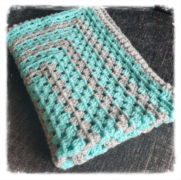 Taditional Crochet Granny square Baby blanket