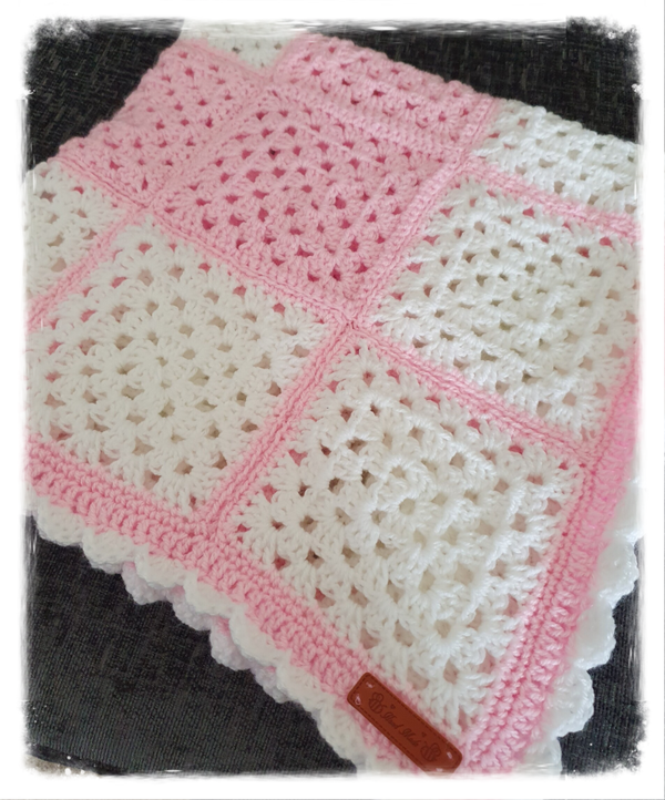 Granny squared patchwork Baby Blanket