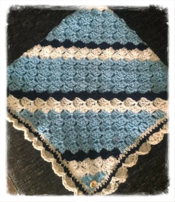 Corner to Corner stripy Blanket