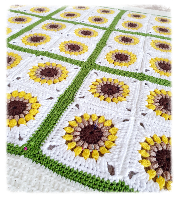 sunflower blanket