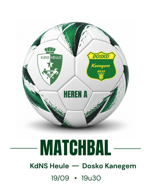 19/09/2026 - 19u30 - Matchbal Heren  - Kanegem