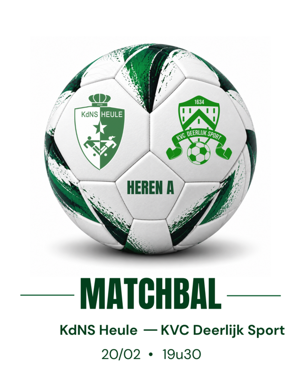 20/02/2027 - 19u30 - Matchbal Heren -  Deerlijk
