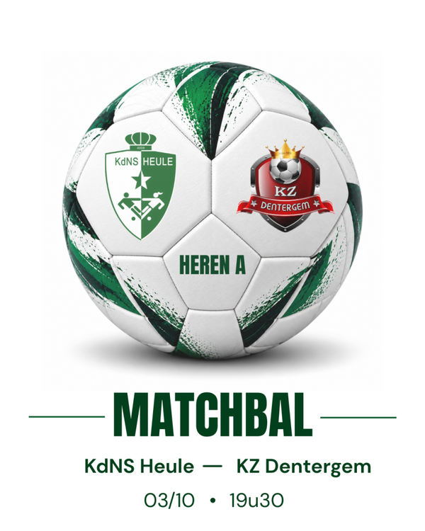 03/10/2026 - 19u30 - Matchbal Heren - Dentergem