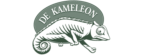 Logo van eetcafé De Kameleon, preferred partner van KdNS Heule